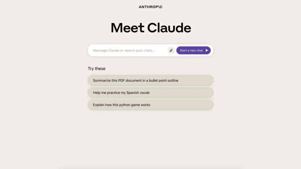Meet Claude Screenshot 